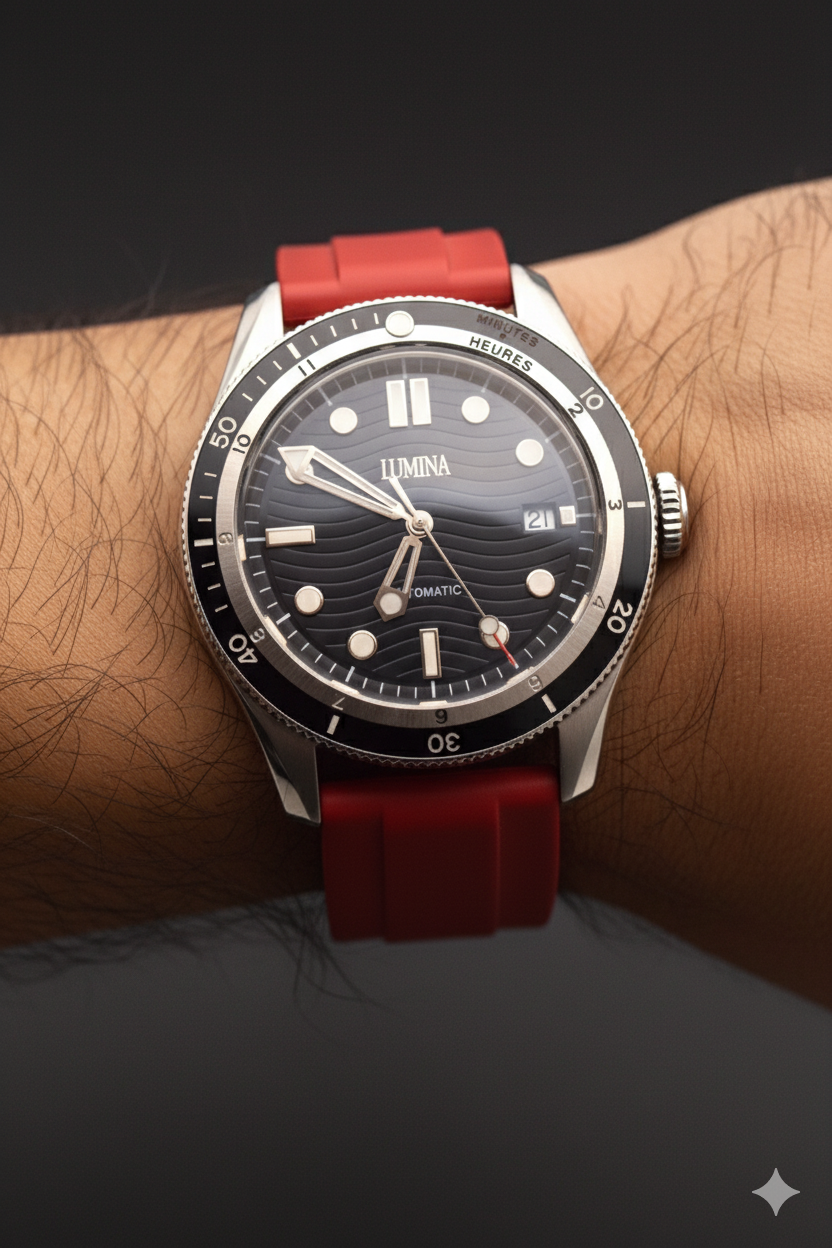 Lumina Voyager Dive Watch - 100m, Automatic 28,800 Movement (Pre-Order)