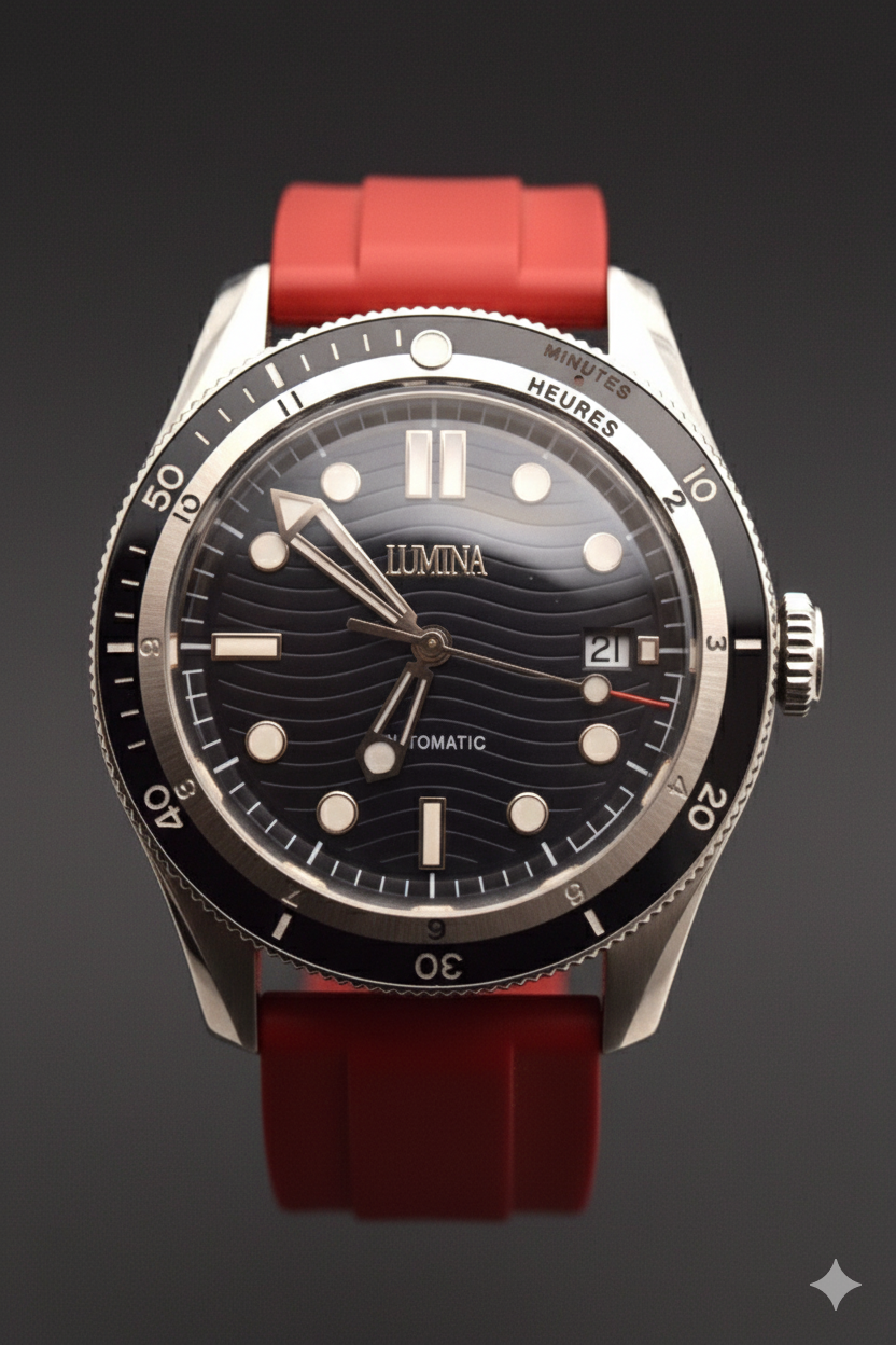 Lumina Voyager Dive Watch - 100m, Automatic 28,800 Movement (Pre-Order)